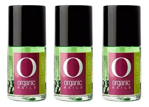 Aceite Para Cuticula Aroma Kiwi Tres De 15ml Organic Nails MercadoLibre