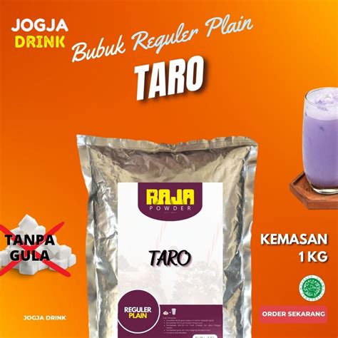 Jual Bubuk Minuman Kekinian Boba Kekinian Taro Powder 1000 Gram 1 Kg