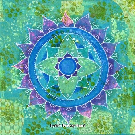 Mandala Art Mandala Wall Art Mandala Original Painting Meditation