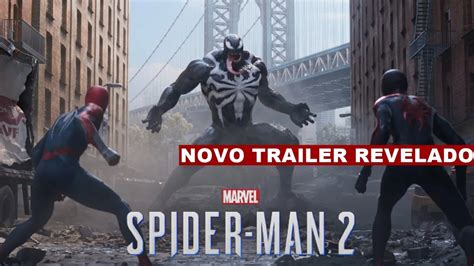 Marvel S Spider Man 2 PS5 Novos Detalhes Do VENOM Rosto Do Peter