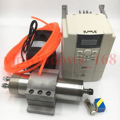 1 2KW CNC Spindle Motor 60000RPM ER11 High Speed VFD Inverter Pump