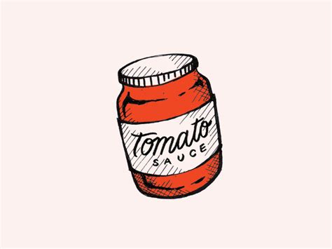 tomato sauce by Whitney Anderson on Dribbble