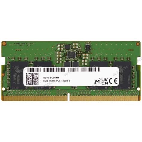 MICRON 8GB DDR5 SODIMM MTC4C10163S1SC48BA1 MTC4C10163S1SC48B Laptop