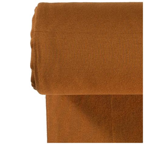 Tissu jersey Bord côte Tubulaire Caramel