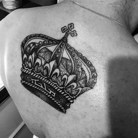 50 Traditional Crown Tattoo Designs For Men Old School Ideas