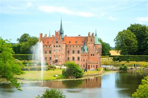 Egeskov Slot In Denmark Stock Photo Image Of Fairy Northern