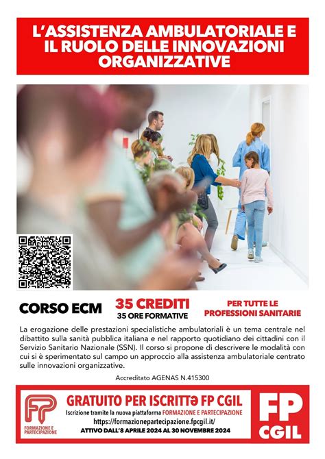 Formazione Gratuita Per Gli Iscritti Corso Ecm Fad Lassistenza