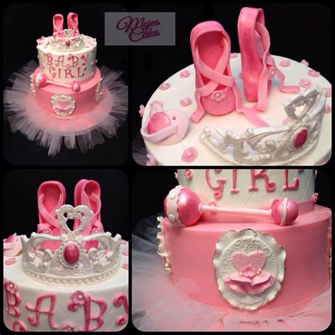 Baby Ballerina Shower Cake - CakeCentral.com