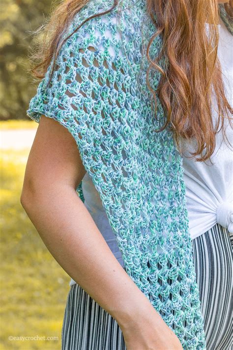 Simple Crochet Shawl Pattern Free