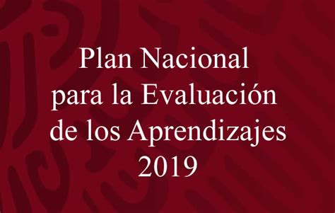 Plan Nacional para la Evaluación de los Aprendizajes Autoridad