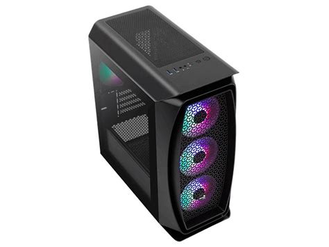 Aerocool Компьютерный корпус Aero One Mini Frost-G-BK-v1, черный ...