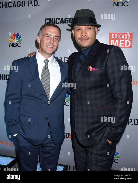 David Eigenberg And Joe Minoso Nbcs Chicago Fire Chicago Pd And