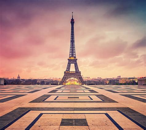 Hd Wallpaper Antique Photography Of Eiffel Tower Paris France City