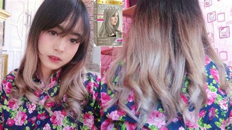 Tutorial Cat Rambut Miranda Ash Blonde Tanpa Bleching Lagi Youtube