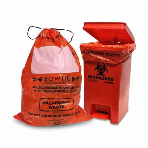 Biohazard Waste Bags Bin Mopec