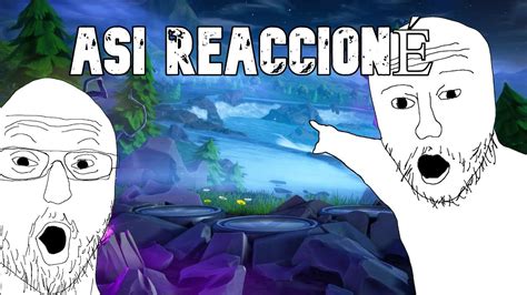 asi reaccioné al evento final de temporada de fortnite YouTube