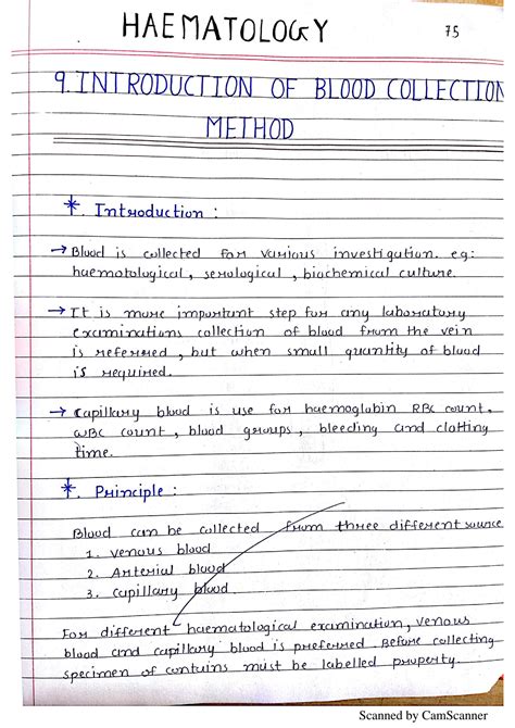 SOLUTION: 9 introduction of blood collection methods - Studypool