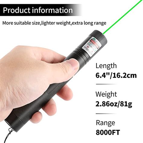 No Batteries Burning Green Laser Pointer High Powerful Burning