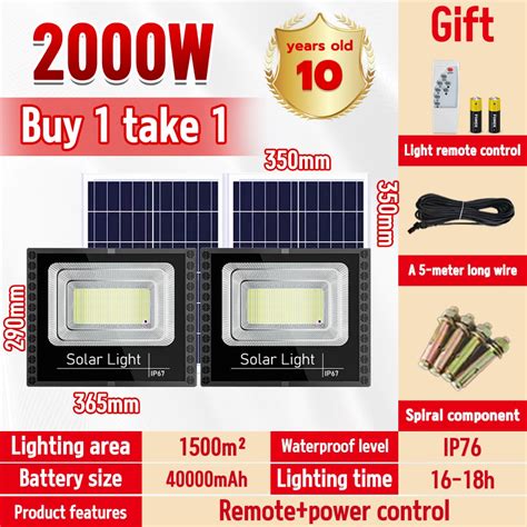 Buy Take Solar Light Outdoor W Waterproof Led Light Flood