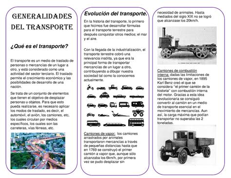 Generalidades DEL Transporte GENERALIDADES DEL TRANSPORTE Qué es el