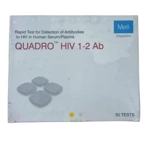 Meril Quadro Hiv Ab Number Of Reactions Preps Kit Kits At Rs