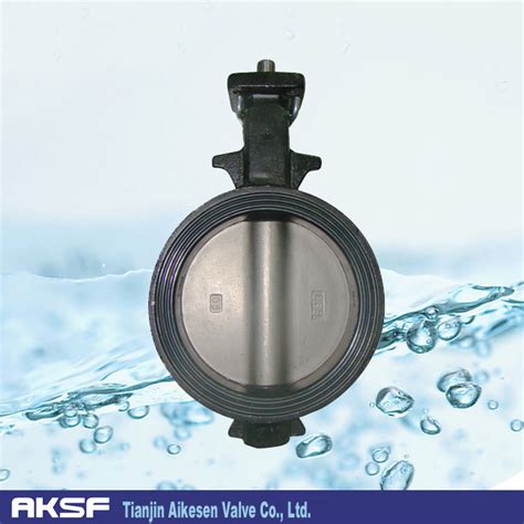 Bare Shaft Type Butterfly Valve Butterfly Valve And Ductile Butterfly