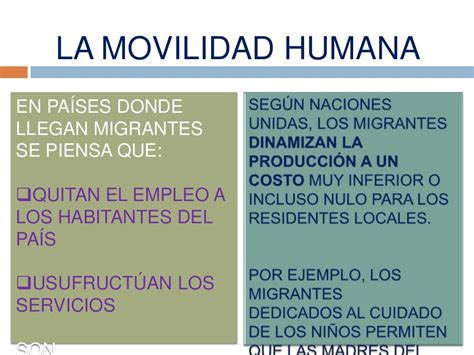 La Movilidad Humana