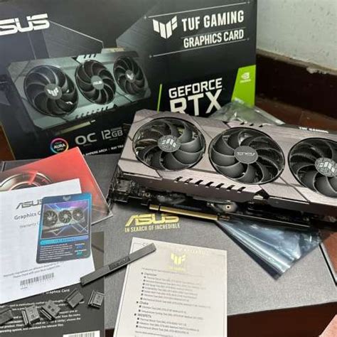 Asus Tuf Gaming Rtx3060 Oc 12g 有 保單盒 二手或全新顯示卡 電腦