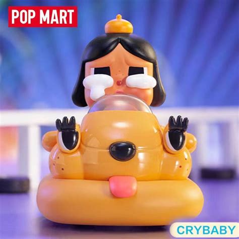 originalฟกเกอร Popmart crybaby topcar paradise dimoo skullanda