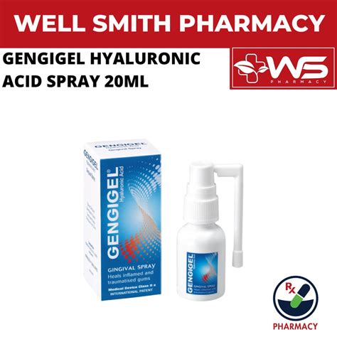 Gengigel Hyaluronic Acid Spray Ml Mouth Ulsers Gum Inflammation And