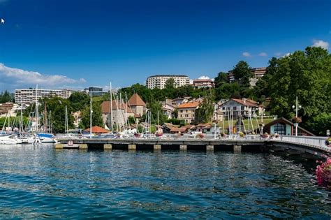 Thonon Les Bains Stadt In Hochsavoyen