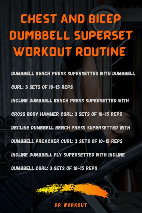 Chest And Bicep Dumbbell Workout Routines Dr Workout