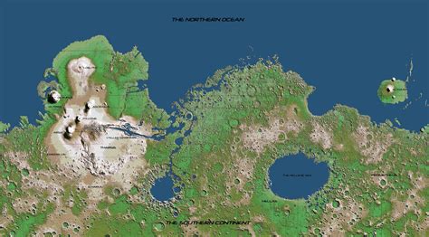 Mars 2450 By Samsquared On Deviantart Fantasy World Map Fantasy Map