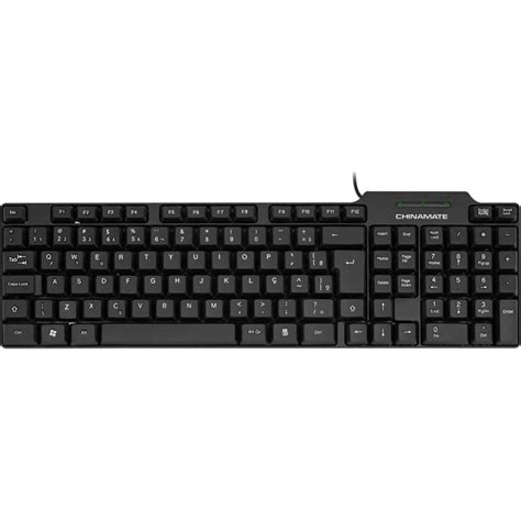 Teclado Multimidia Usb Chinamate Cm Preto