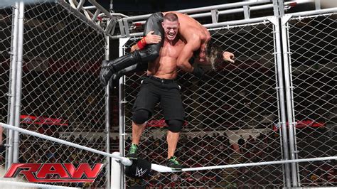 John Cena Vs Seth Rollins Steel Cage Match Raw December 15 2014