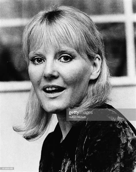 British Singer And Actor Petula Clark Pop Singer Petula Clark Gave