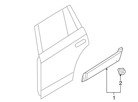 Side Molding Volvo Xc Volvo Oem Parts Direct