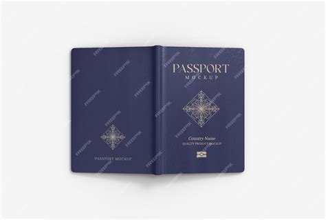 Premium Psd International Passport Mockup