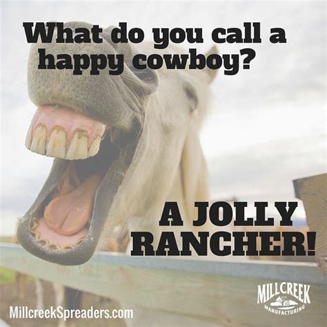 What Do You Call A Happy Cowboy A Jolly Rancher Badjokes Jolly