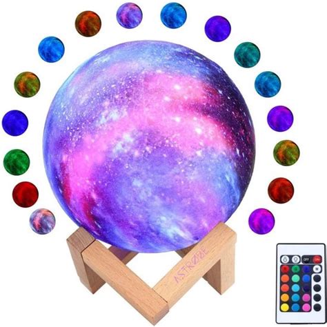 Astrobe 3D Galaxy Maan Lamp Tafellamp Maanlamp Galaxy Lamp 16