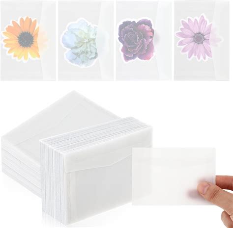 Amazon 50 PCS Glassine Envelopes For Stamps 3 9 2 7 Inch