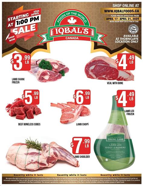 Iqbal Foods Flyer Valid Until April