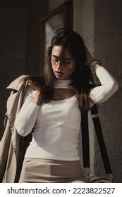 Cute Thin Brunette Images Stock Photos Vectors Shutterstock