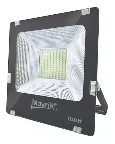 Reflector Led Smd Ultradelgado W Luz C Lida Ip Color De La Carcasa