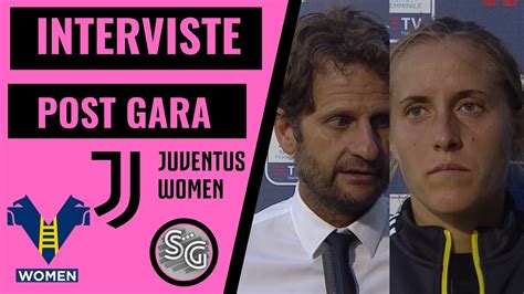 Intervista Cernoia E Montemurro Post Juventus Women Hellas Verona