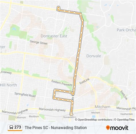 273 Route: Schedules, Stops & Maps - Nunawading Station (Updated)
