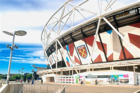 View Of The Stadium Of West Ham United Football Club Editorial