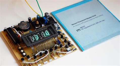 Arduino Vfd Display Clock Tutorial A Guide To Vfd Displays 10 Steps