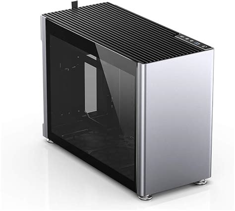 JONSPLUS I100 Pro Mini ITX Tempered Glass Silver Amazon Co Uk