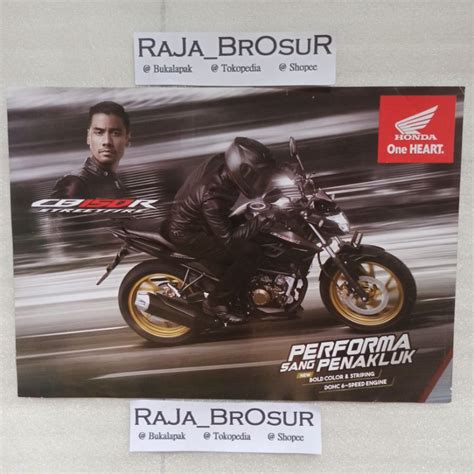 Jual Poster Brosur Katalog Flyer Honda Cb R Cb R Streetfire